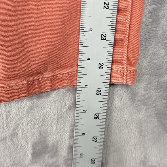 Banana Republic Women Jeans High-rise Skinny 30 Short Straight Leg Perect Peach - Picture 7 of 11